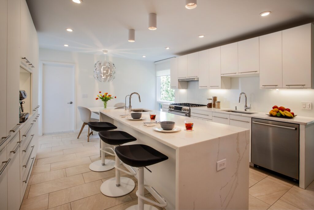 View of Scarsdale Modern Kitchen
