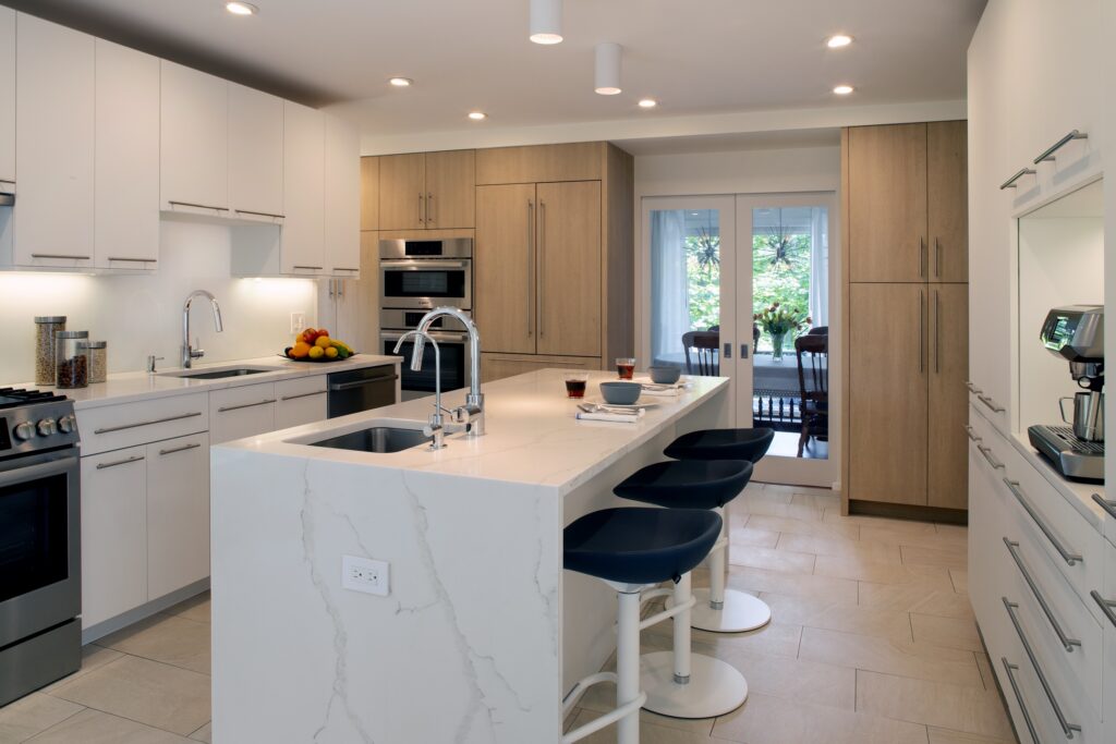 View of Scarsdale Modern Kitchen